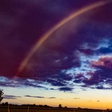 Gabriela Analía Russo en Hamelin: Paisaje  (Mechongué), #arcoiris 