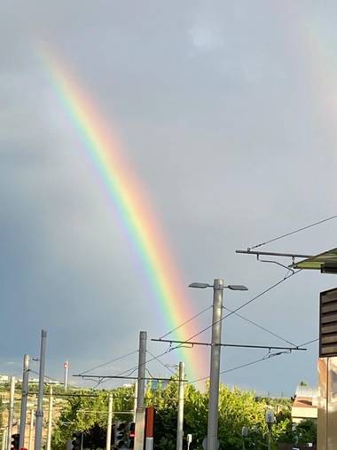 Safari.faby en Hamelin: Paisaje, #arcoiris #hamelin #foto #fotomovil #movil #paisaje 