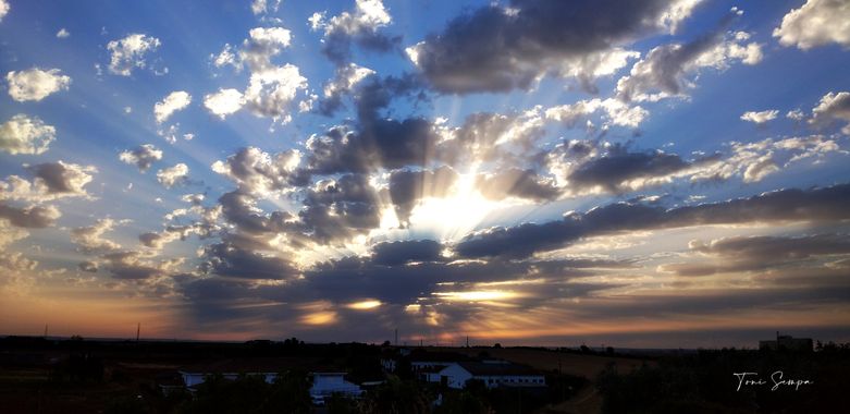Toni Sempa en Hamelin: Paisaje  (Huelva), #cielo #paisaje #cumplehamelin 
