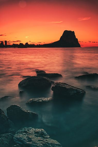 Robert.J en Hamelin: Paisaje  (Calp), #peñondeifach #calpe #amaneceres #atardecer 
