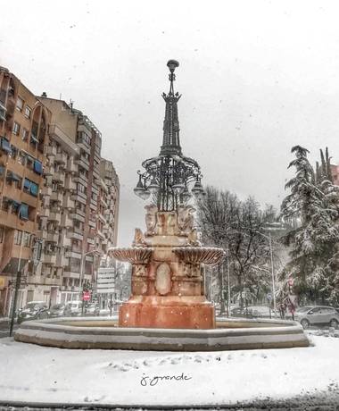 J. Grande en Hamelin: Paisaje  (Albacete), Paisaje urbano que nos deja doña filomena en albacete.
#invierno20#filomena#temporal#borrasca#nieve#paisaje#urba...