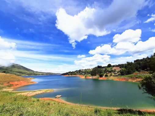 Angelika0318.ar en Hamelin: Paisaje  (Calima), #lago #paisaje #cielo #nubes #armonia