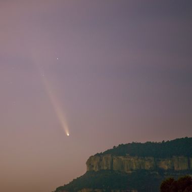 3pnoe6 en Hamelin: Paisaje  (C-59 Carretera de Mollet del Vallès a Moià i Eix Transversal), Cometa del siglo