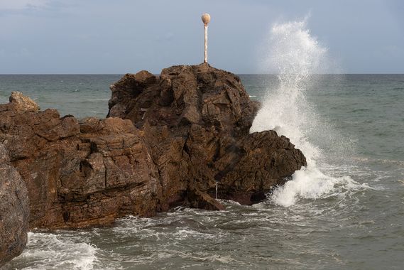 Romareyesg en Hamelin: Paisaje  (Montgat), Platja de Montgat
