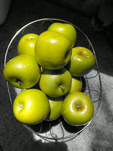 fariasrodrigo2020 en Hamelin: Flora  (Mar del Plata), Manzanas verdes, lo mejor.
#manzana #verde #frutas #alimento 