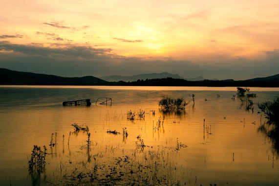 Inakiberruetaacebes en Hamelin: Paisaje  (Arrazua-Ubarrundia), #pantano #atardecer 