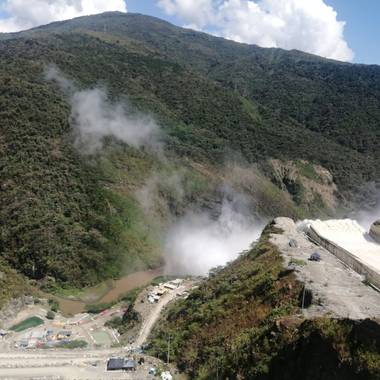 Tatiana en Hamelin: Paisaje  (Ituango), Hidroituango