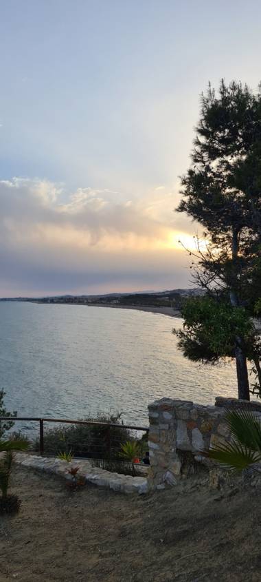 Lauratduch en Hamelin: Paisaje  (El Vendrell), Puesta de sol#dia turbio#playa#fotomovil