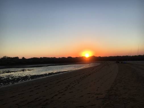 valeriamarc98 en Hamelin: Paisaje  (Huelva), Playa.
#huelva #verano #atardecer 