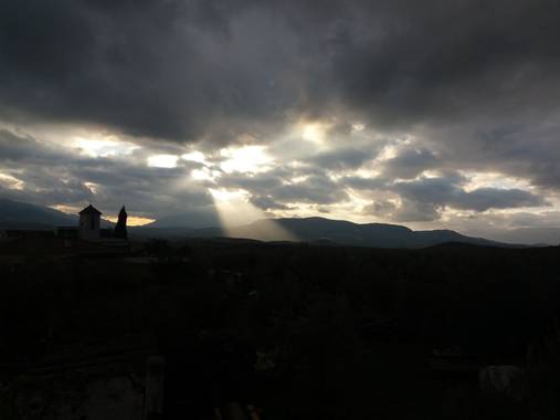 Cristina  en Hamelin: Paisaje, Ayer el cielo me regaló un espectáculo maravilloso ❤ 