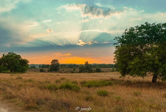 Jumolo01 en Hamelin: Paisaje  (Cifuentes), Tarde de sol y nubes