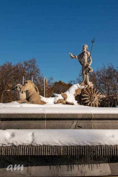Martinezantonio.correo en Hamelin: Paisaje  (Majadahonda), #invierno2020 #nevadaenmadrid #fuenteneptuno#madrid