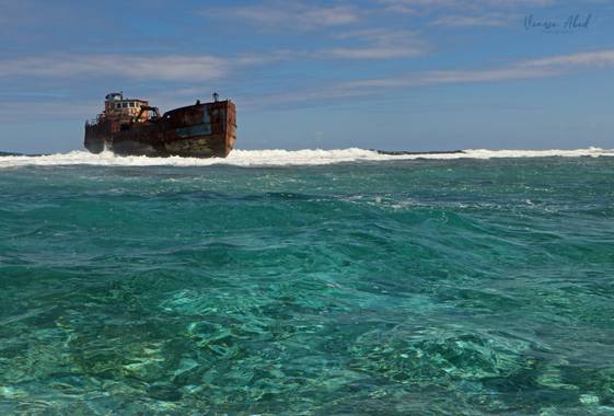 vanesaabadr en Hamelin: Paisaje  (Región Autónoma Atlántico Norte), Un paisaje marino de la Isla de San Andrés. Foto tomada en la barrera de coral (la terc...