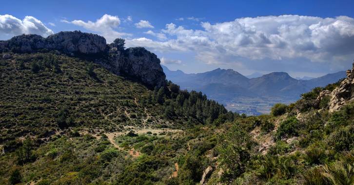 aidalzira en Hamelin: Paisaje  (Jalón), Ruta de llíber a jalón la foto es subiendo al  Castell d'aixa a mitad de camino entre estas dos poblaciones.
#paisa...