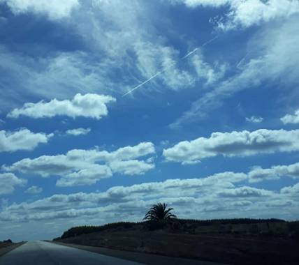 K.loresosa en Hamelin: Paisaje, Haciendo ruta y disfrutando d este hermoso cielo