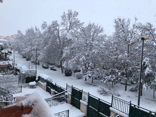 Smatae en Hamelin: Paisaje, #filomena mañana del sábado 