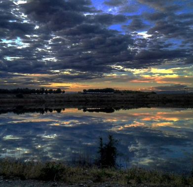 Esar en Hamelin: Paisaje  (Miralcamp), #paisaje #naturaleza #reflejo #nubes #agua #cielo #clouds #sky #fotografia #beautiful 