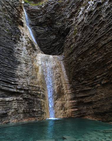 aidalzira en Hamelin: Paisaje  (Biescas), #paisaje #paisajes21 
Increíble la cascada de oros bajo.
Biescas,Aragón.