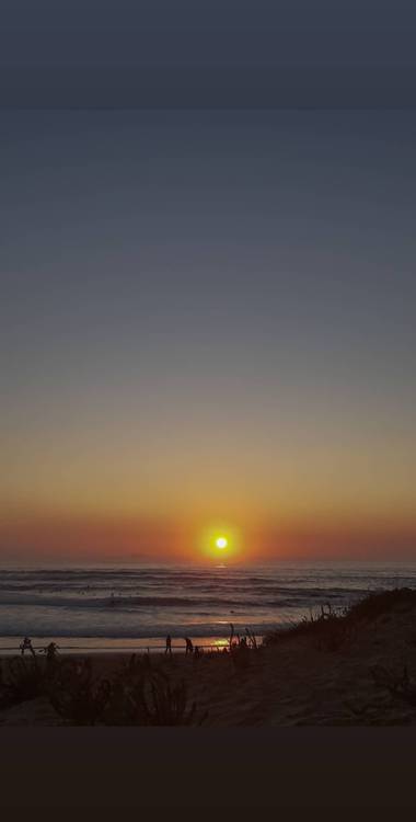 emiliaysalgueiro_ en Hamelin: Paisaje, #atardecer #playa