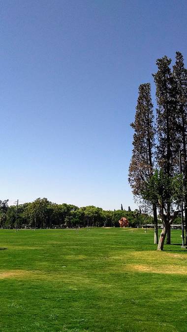 Emanuel Soto Icazatti en Hamelin: Paisaje  (San Juan), Fotografía del Parque de Mayo, Ciudad de San Juan, Argentina