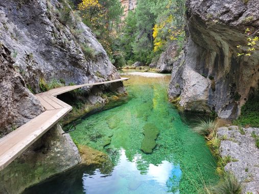 Msanchezvasco en Hamelin: Paisaje  (Beceite), Es un desfiladero calcáreo de ambiente mediterráneo en cuyo recorrido aparecen rocas con forma de aguja, agua...