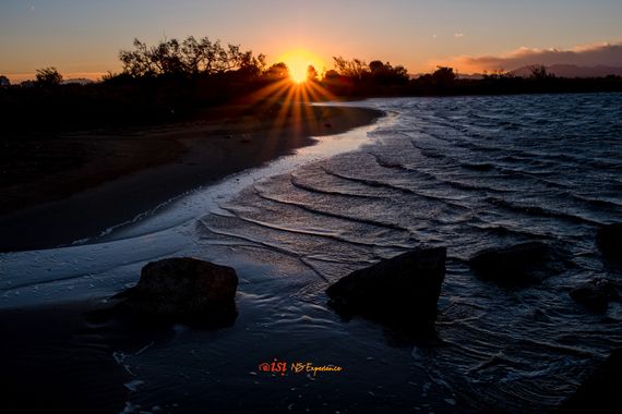 isidorogomez53 en Hamelin: Paisaje  (Roses), Atardecer en el riu Grau (Es el gran canal de salida al mar de Sta. Margarida (Roses)  tambien se llama  Rec M...
