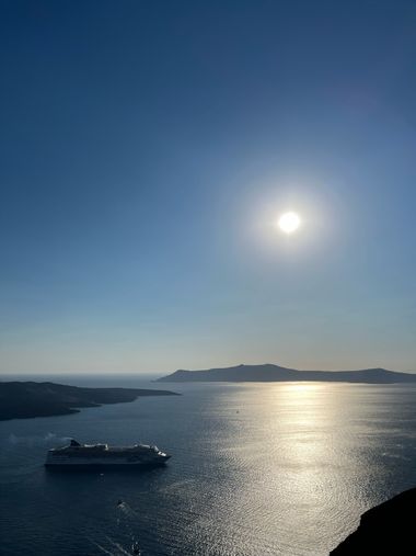 su en Hamelin: Paisaje  (Thira), #psisajesnaturales #mar #grecia 
