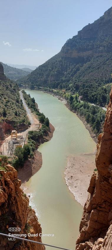Apasnau75 en Hamelin: Paisaje  (Ardales), Vista desde el puente colgante del Caminito del Rey, Ardales, Málaga. 