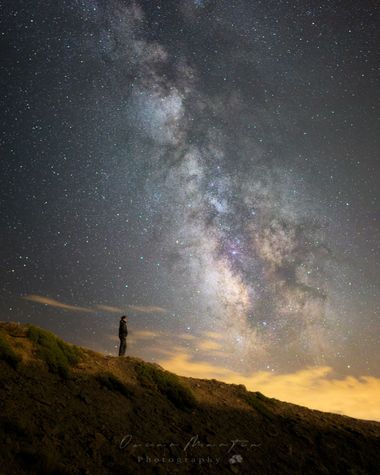 Osk_PH en Hamelin: Paisaje  (Güéjar Sierra), Vía láctea en Sierra Nevada, Granada España 
 #nocturna #nightphotography #vialactea #milkyway #largaexposicio...