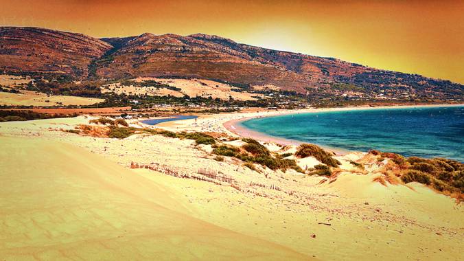 Sandragilvaldivia en Hamelin: Paisaje  (Tarifa), Increíble el paisaje, sus dunas y su cielo. 
#paisajeplaya #playavaldevaqueros #naturalezaandalucia2020 #a...
