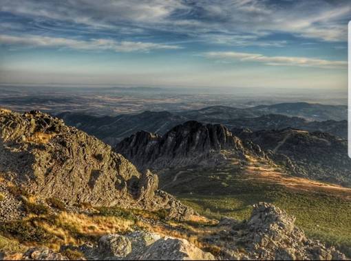 María G Terrones en Hamelin: Paisaje  (Navezuelas), Vistas desde Pico Villuercas 