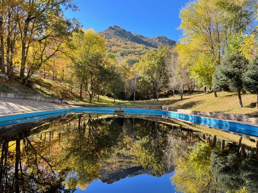 vanerita en Hamelin: Paisaje  (Navalacruz), Reflejos de otoño