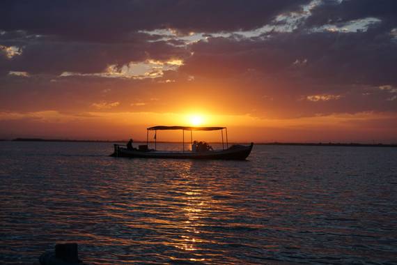Bárbara  en Hamelin: Paisaje  (Valencia), Cae el sol en l'Albufera de Valencia #invierno20 #paisaje20 