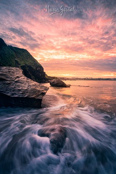 mgestal en Hamelin: Paisaje  (Oleiros), #landscape #mar #olas #longexposure #largaexposicion 