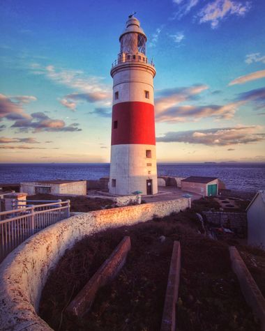 jacob86.rt en Hamelin: Paisaje  (Gibraltar), #puntaeuropa #faro #lighthouse #atardecer #sunset