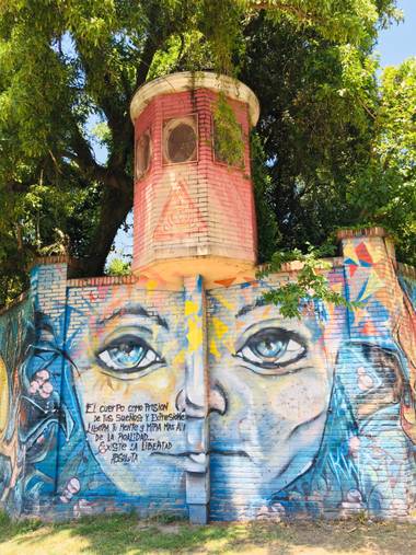 alanmg912 en Hamelin: Paisaje  (Vicente López), #murales #grafitiurbano #mensajes