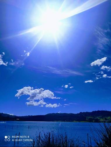 clarcem en Hamelin: Paisaje  (Paipa), Sol acariciando el Lago Sochagota. En Paipa Boyacá