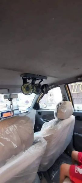 مروحة ثلاثية مع باور بانك مجانا