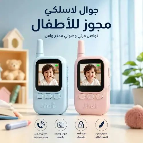جوال لاسلكي مجوّز للأطفال