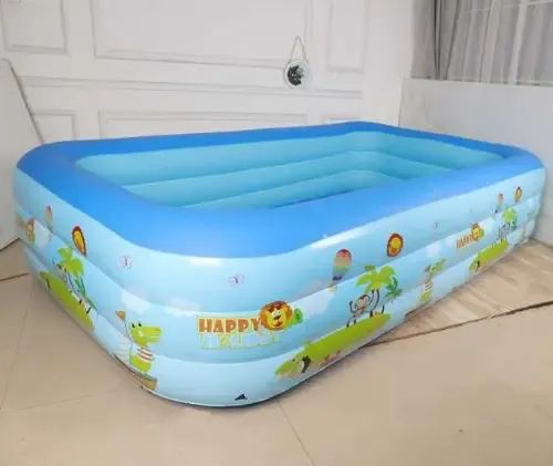 مسبح FAMILY FUNPOOL مستطيل — •صغير - 130 سم