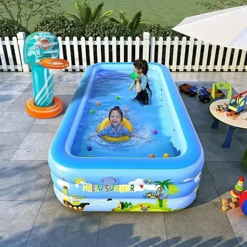 مسبح FAMILY FUNPOOL مستطيل — •صغير - 130 سم