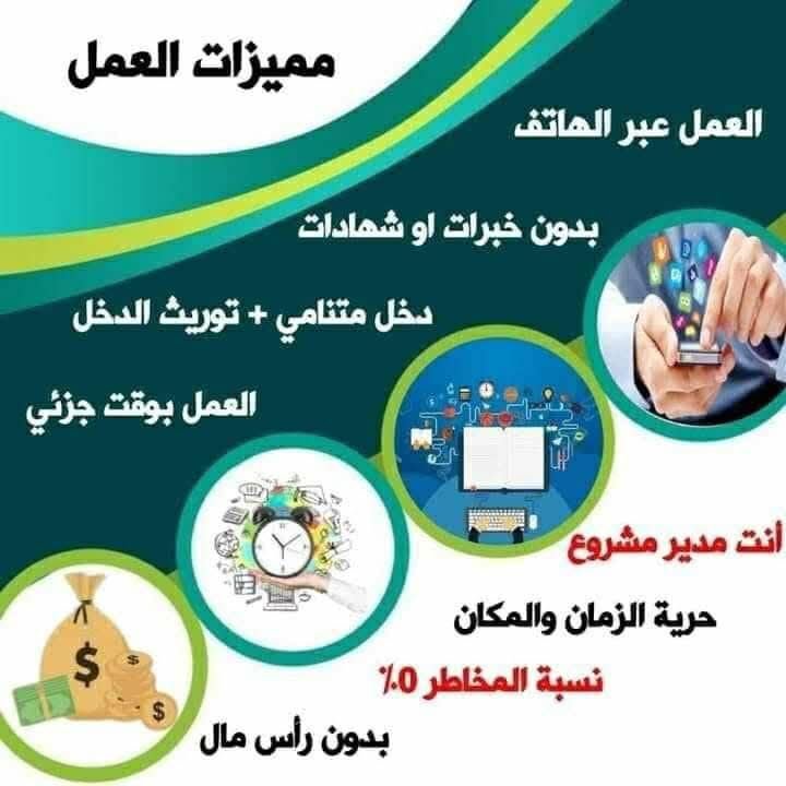 فرصة عمل عبر الانترنت