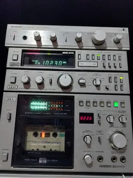 مجموعة صوت akai و sanyo