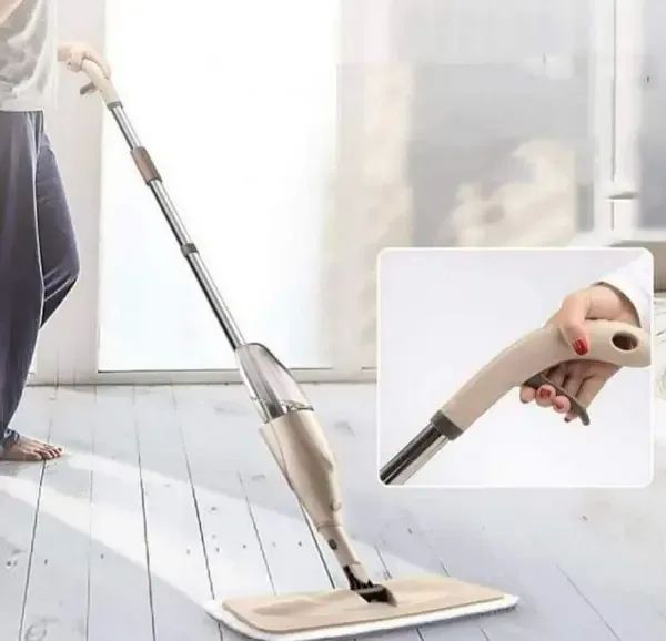 ممسحة مايكروفايبر مع بخاخ