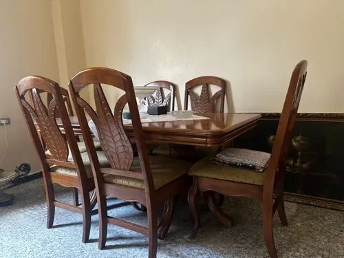 طاولة سفرة ٦ كراسي