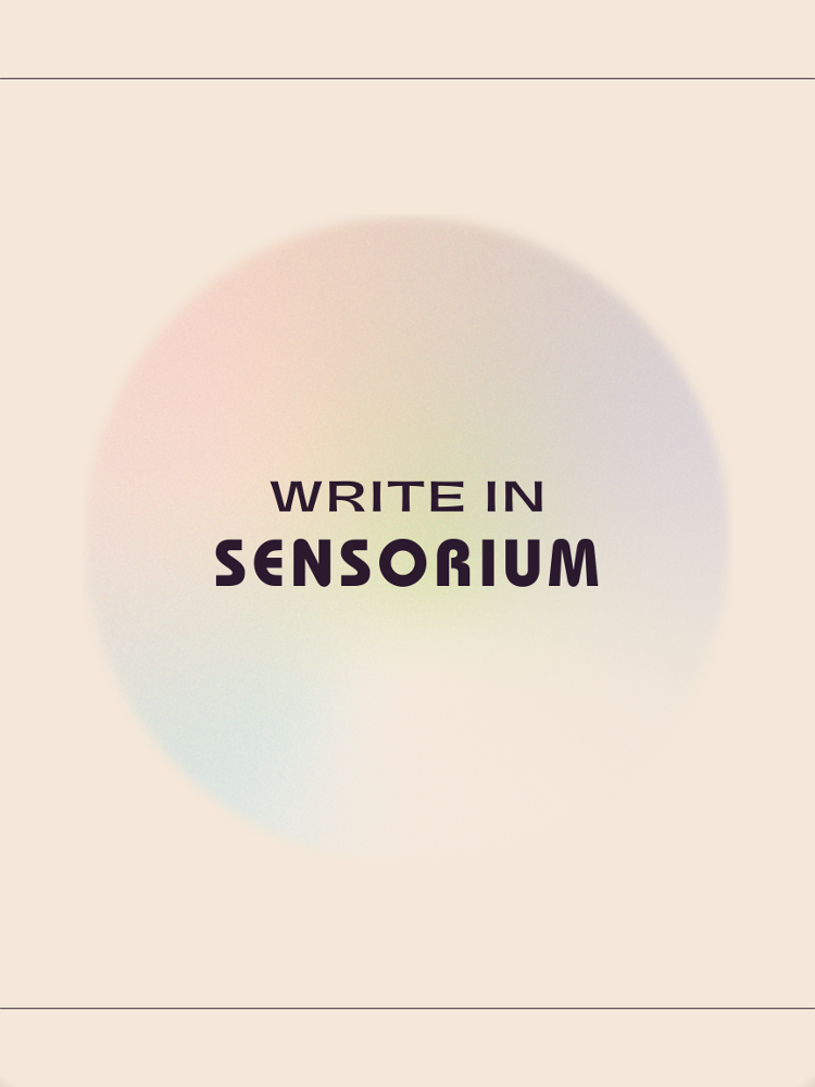 write in sensorium