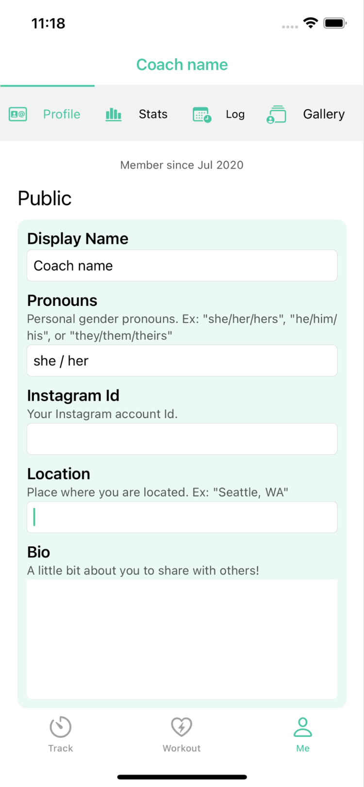 User Profile