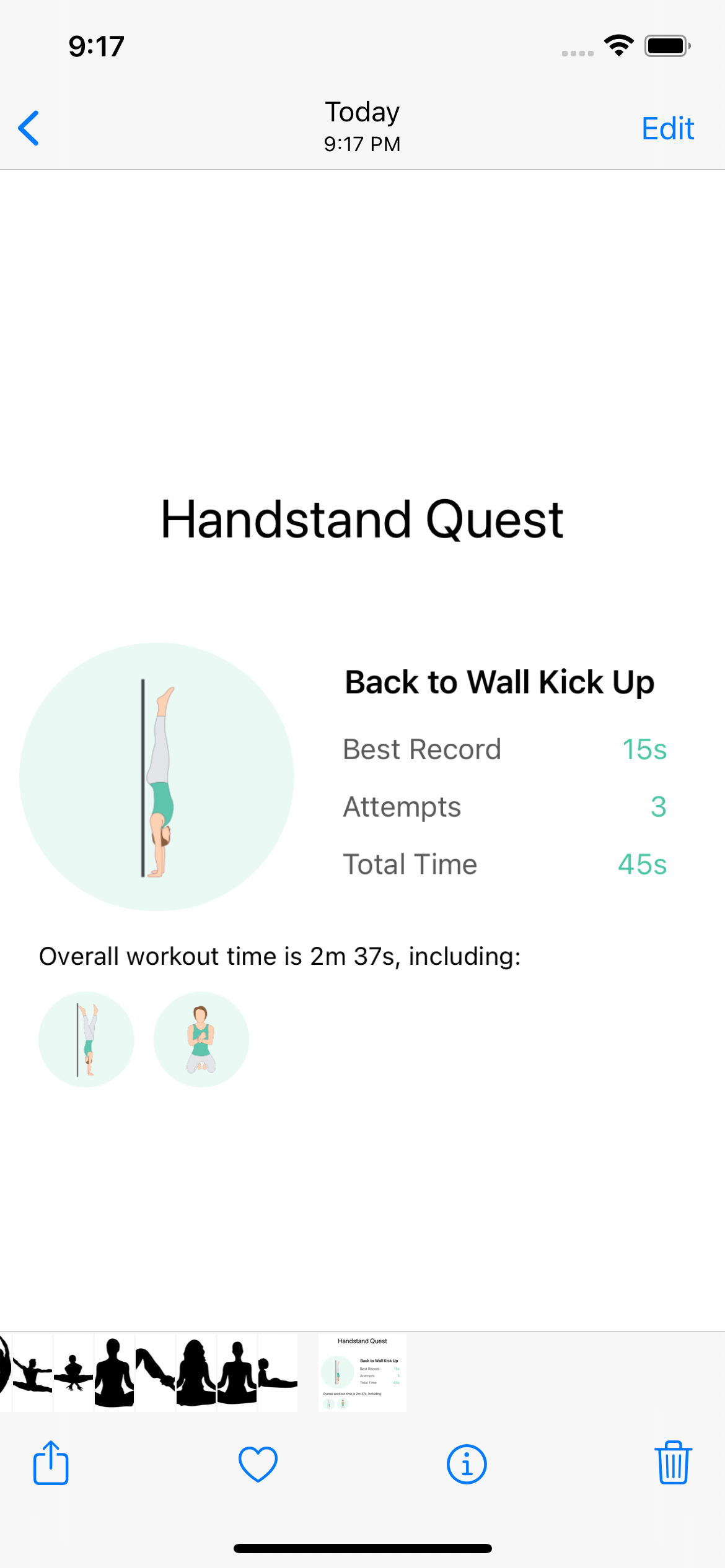 Workout summary image
