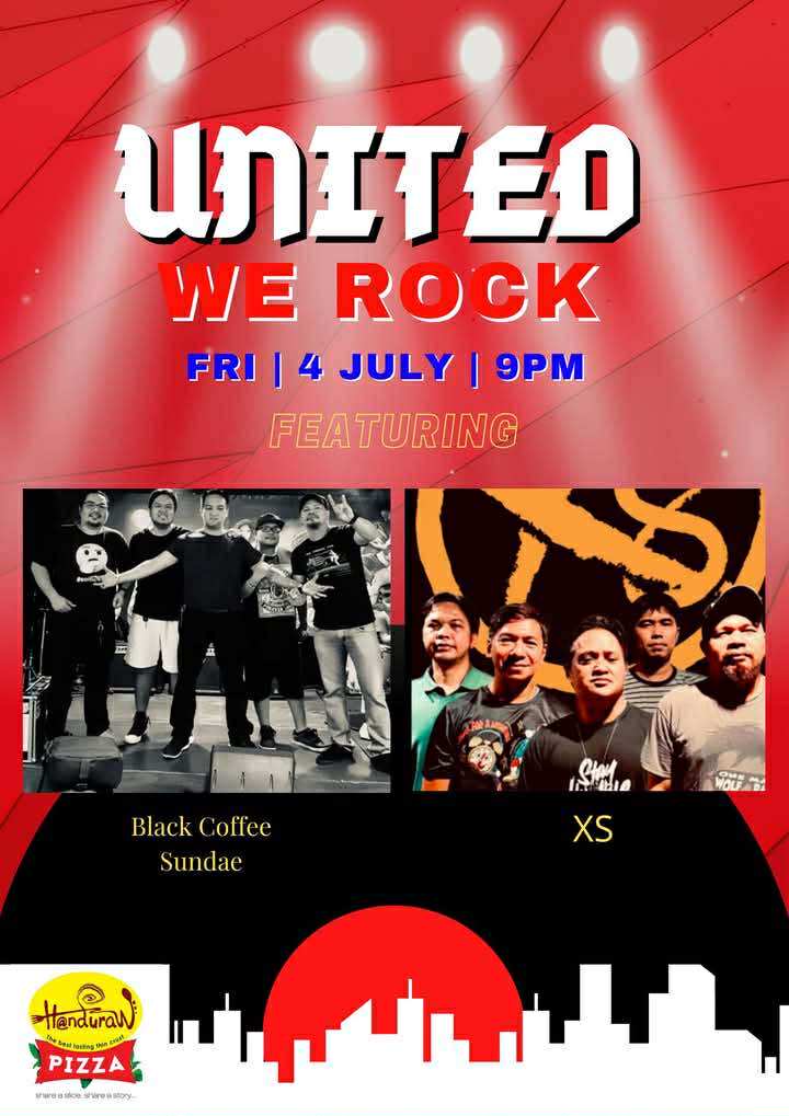 United We Rock event poster