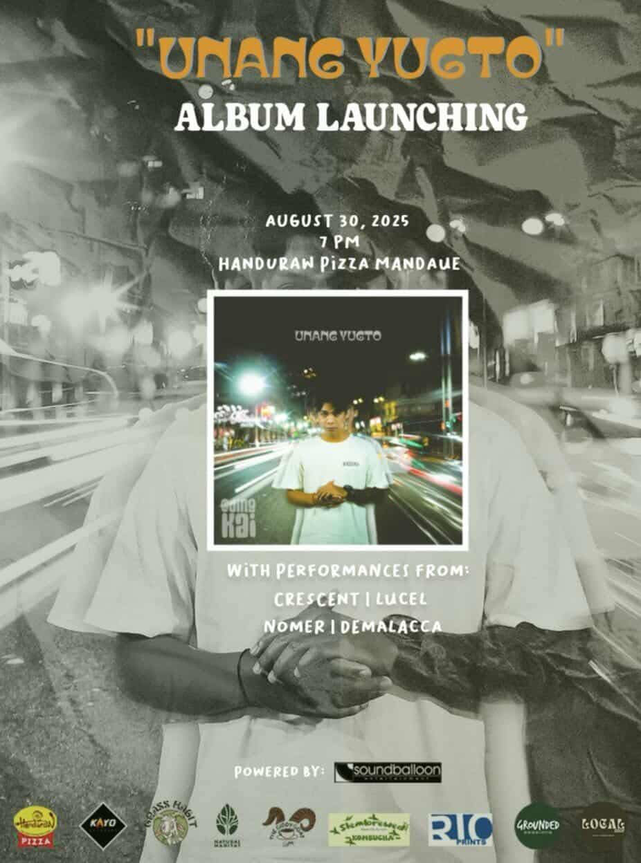 Oding Kai “Unang Yugto” Album Launching event poster